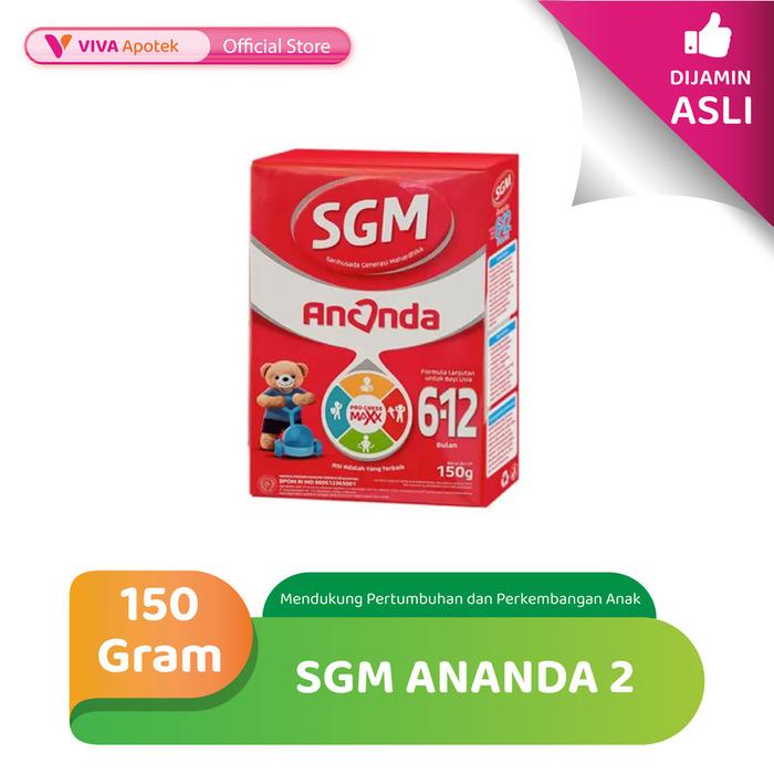 SGM Ananda 2 (6-12 Bulan) Formula Bayi Bubuk (150 Gram)