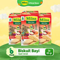 Bundle 3 Milna Biskuit Bayi Apel Jeruk