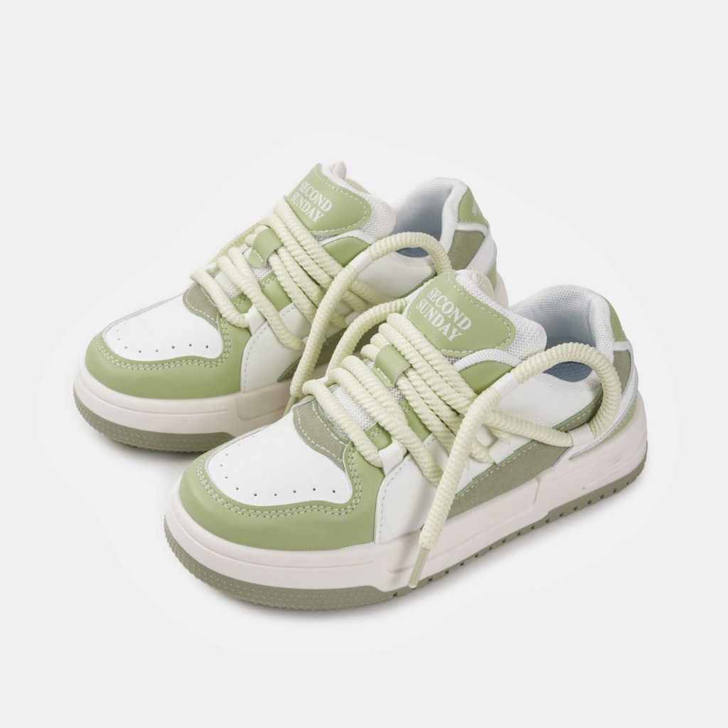 Giày Thể Thao Sneaker Nữ Second Sunday Summer Đế Tăng Chiều Cao 4Cm Sk30