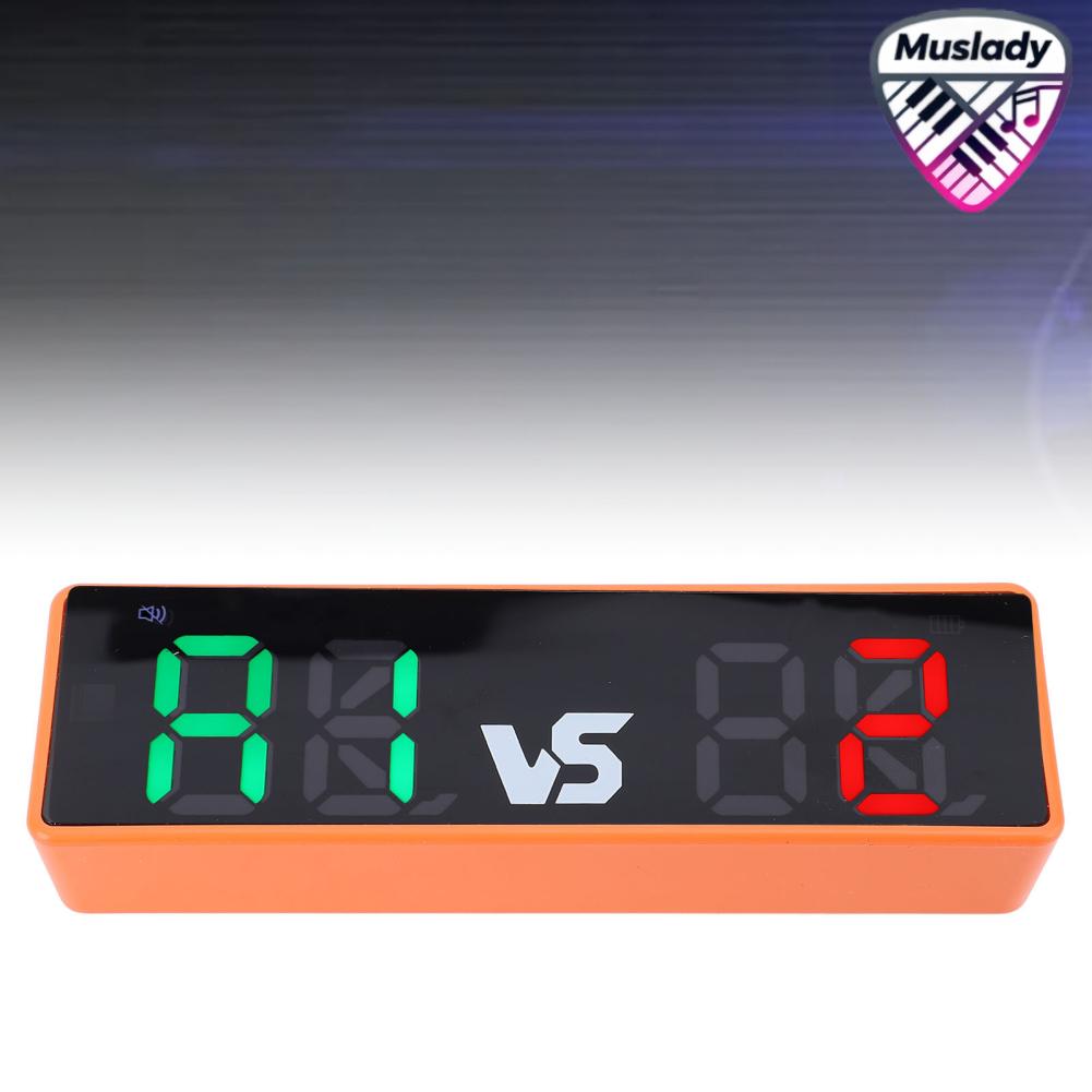 MUSLADY Digital Score Keeper Mini Electronic Scoreboard 4 หลักจอแสดงผล LED สว่างอเนกประสงค์สำหรับบาสเก็ตบอล ราคา 2,068 บาท*ส่งฟรี