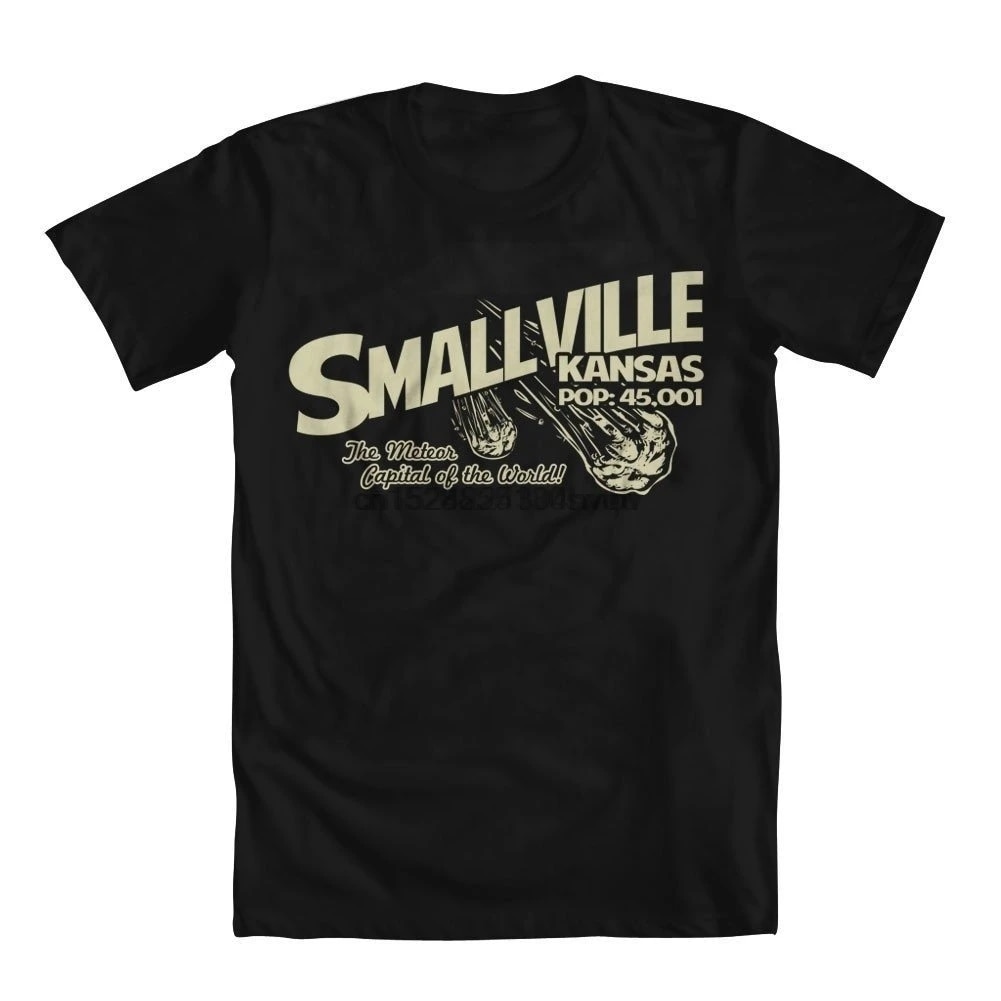 100% Cotton Unique Style Graphic Tee Superman Smallville Men T-Shirt Tshirt