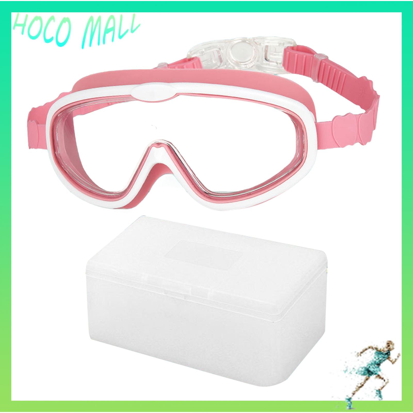 Hoco Mall con dấu Silicone Kính bơi trẻ em chống sương mù Kính bơi cho Clear View hồ bơi không thấm 