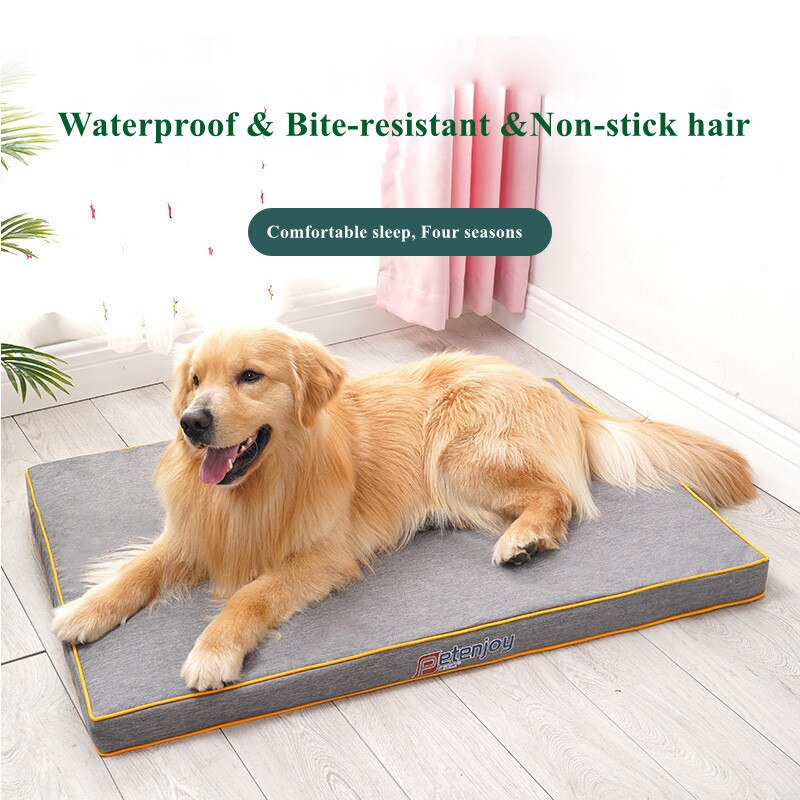 Chó lớn Thảm nằm Puppy sofa dày chỉnh hình nệm cho chó lớn nhỡ nhỏ chó lớn Gối ngủ Husky Labrador băng ghế dự bị vật nuôi bộ đồ giường