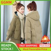 GGMM 2023 Winter Cotton-Padded Coat for Women - Korean Style