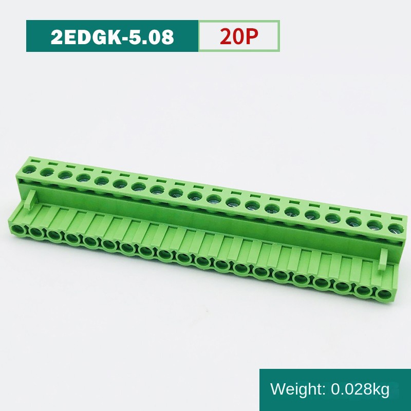 Khối Đầu Nối Tháo Lắp 2EDGK 5.08mm 20P | Tùy chọn Từ 2P-24P – Kết Nối PCB An Toàn, Bền Bỉ