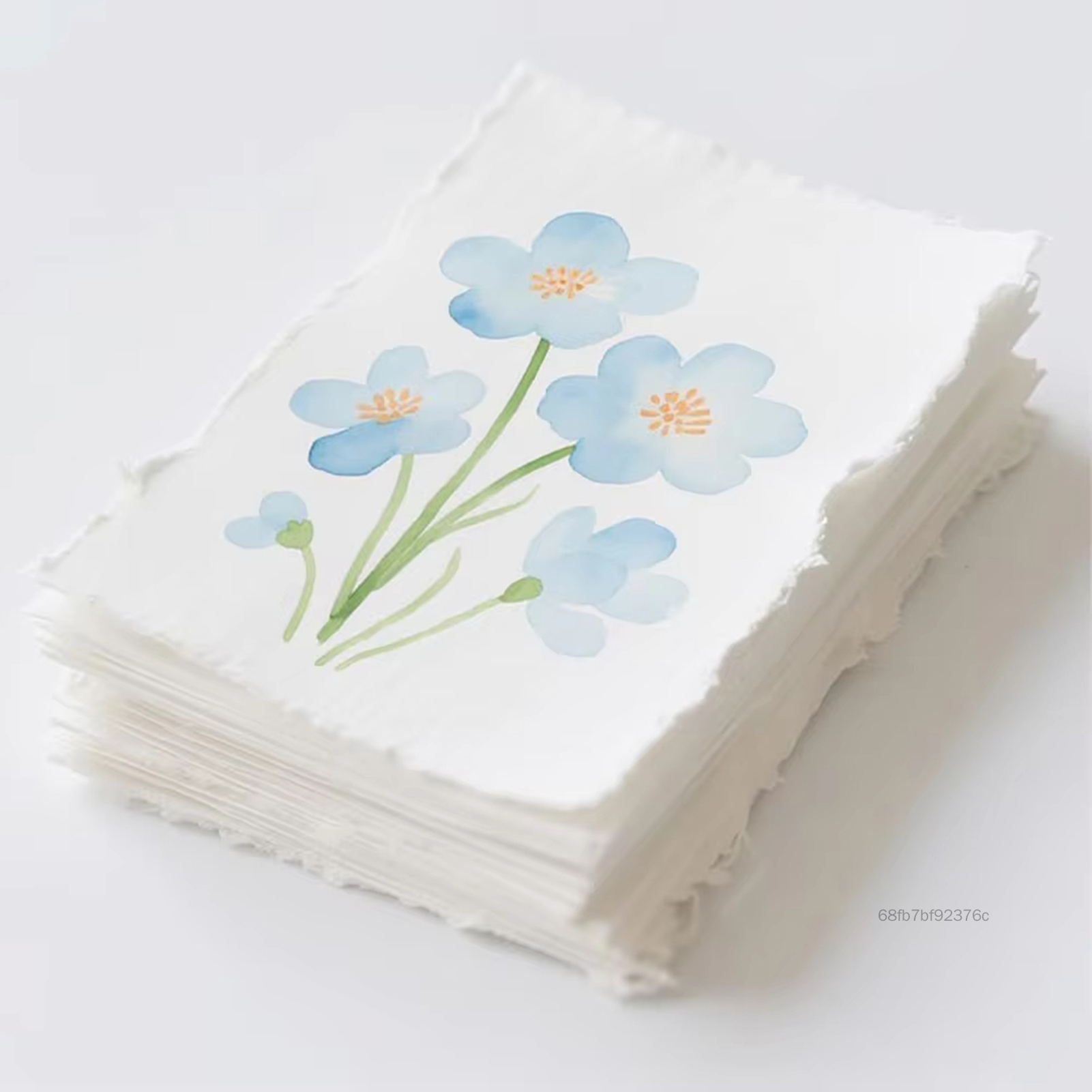 A6 Giấy Màu Nước Trắng Giấy Trắng Dày 300 GSM Cho Thiệp Chúc Mừng Họa Tiết Chữ Chữ Văn Phòng Phẩm Sinh Viên Người Mới Bắt Đầu FD-VN