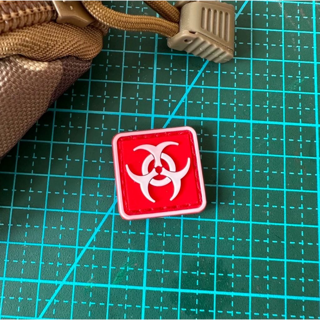 Patch_velcro PVC mini huy hiệu chiến thuật gắn quần áo_ba lô_túi xách