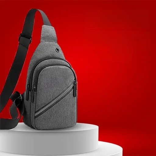 rexcer Comfortable Feel Chest Bag Multipurpose Crossbody Bag with Water Bottle Holder Adjustable Strap Lightweight Portable Chest Bag for Men Women in Asia Cross Body Backpack