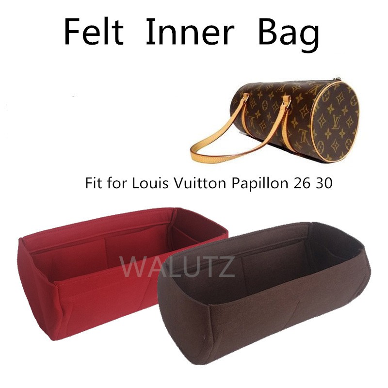 Fits For Papillon BB 26 30 Barrel Felt Cloth Insert Bag Organizer Women Makeup  Bag Travel