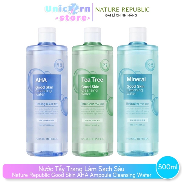 Nước Tẩy Trang Nature Republic Good Skin Cleansing Water 500ml giá rẻ