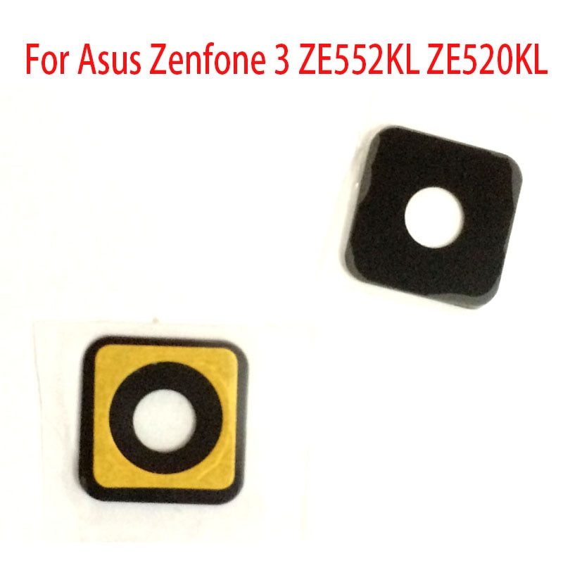 2 cái/lốc, camera phía sau kính để Asus Zenfone 3 ZE552KL ZE520KL camera mặt lưng phía sau camera phía sau kính bìa với keo