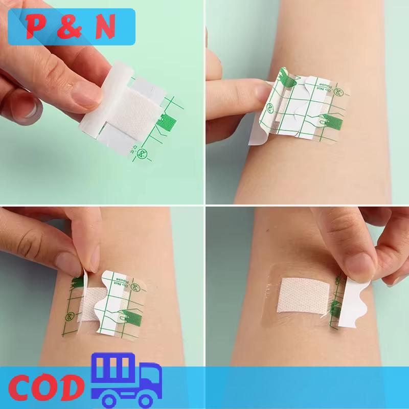 P&N 5 10 miếng dán bảo vệ Băng dán chống thấm nước băng dán vuông PU trong suốt 38x38mm