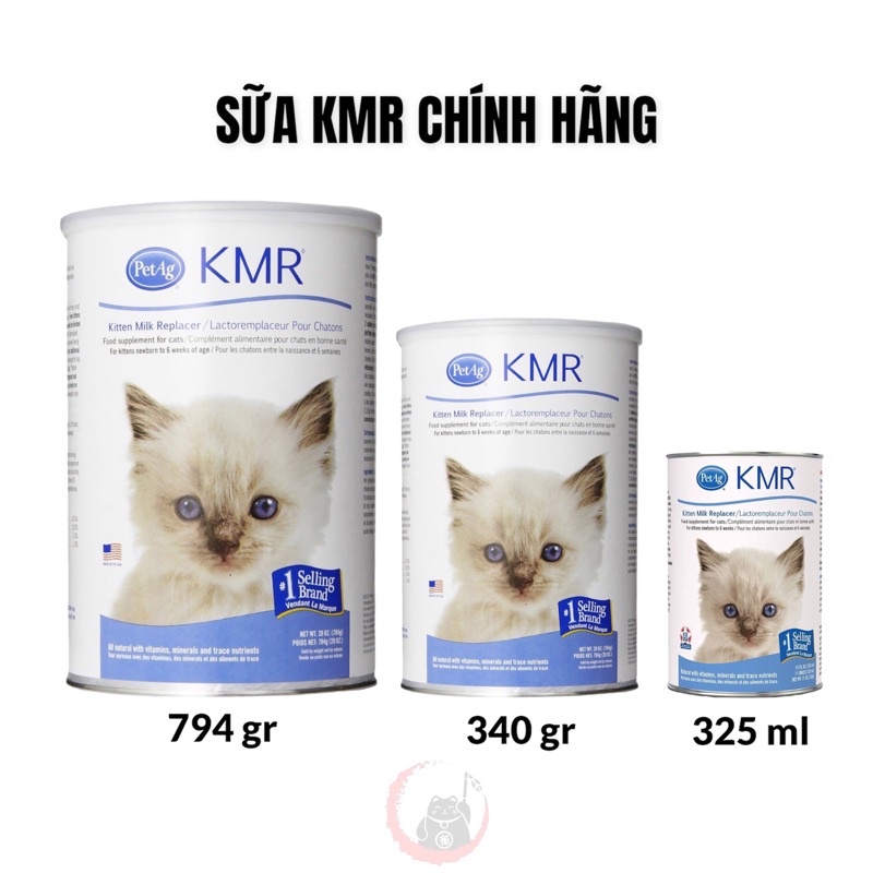 Sữa bột cho mèo sơ sinh kmr hộp 340g - hàng nhập khẩu usa cao cấp