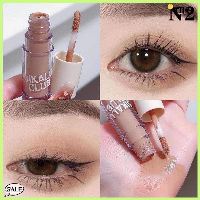 Follow Get New【TIS】 Dikalu nhung Matte lỏng Eyeshadow Stick kéo dài độ bão hòa thấp Peach Hồng Brown earthy Color Eye Shadow trang điểm mỹ phẩm - 3