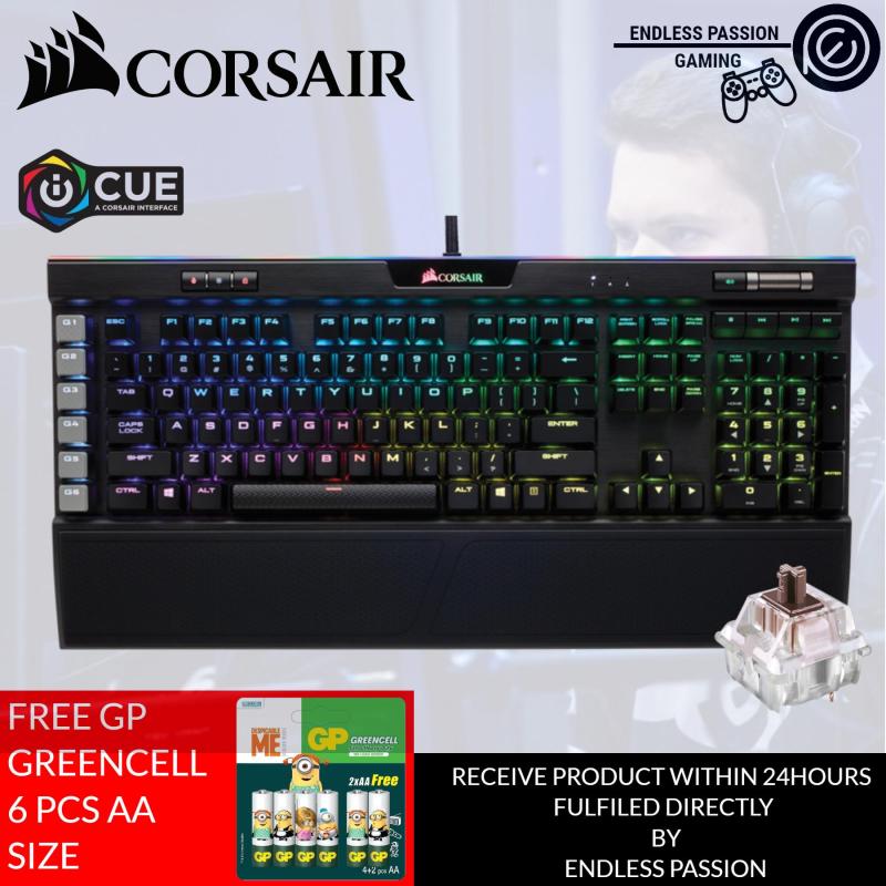 Corsair Gaming K95 RGB PLATINUM Mechanical Gaming Keyboard Cherry MX Brown Singapore