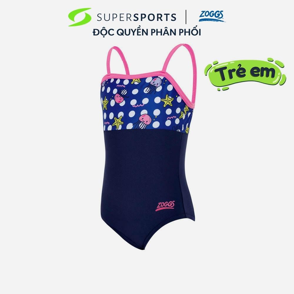 ZOGGS Đồ bơi một mảnh bé gái Classicback Print Tots 463624-JLLF