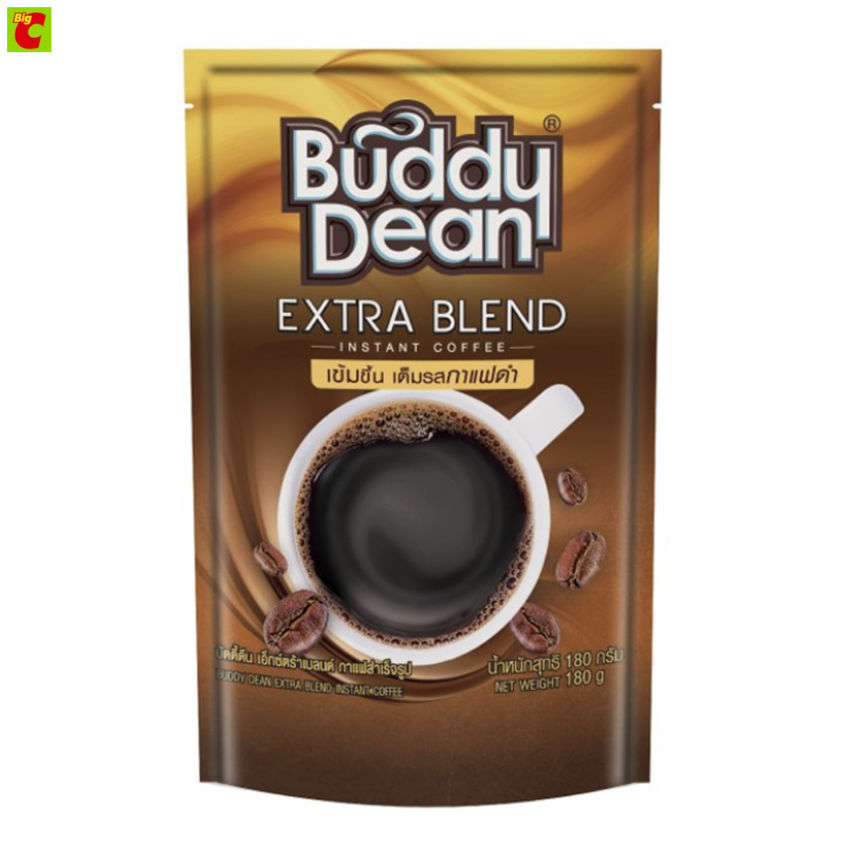 บัดดี้ดีน เอ็กซ์ตร้าเบรนด์ กาแฟสำเร็จรูป 180 ก. ราคา 114 บาท*ส่งฟรี