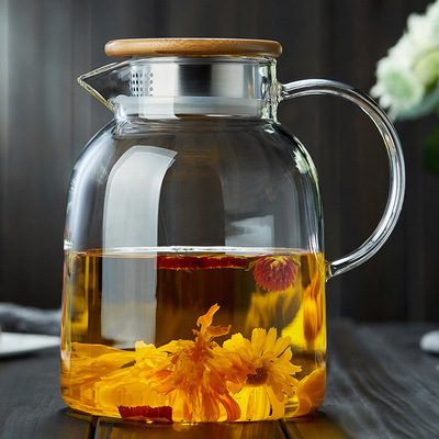 Coleenao BoroSilicate cao thủy tinh cho hộ gia đình bếp gốm điện tử Bình nước nóng dung tích lớn nướ