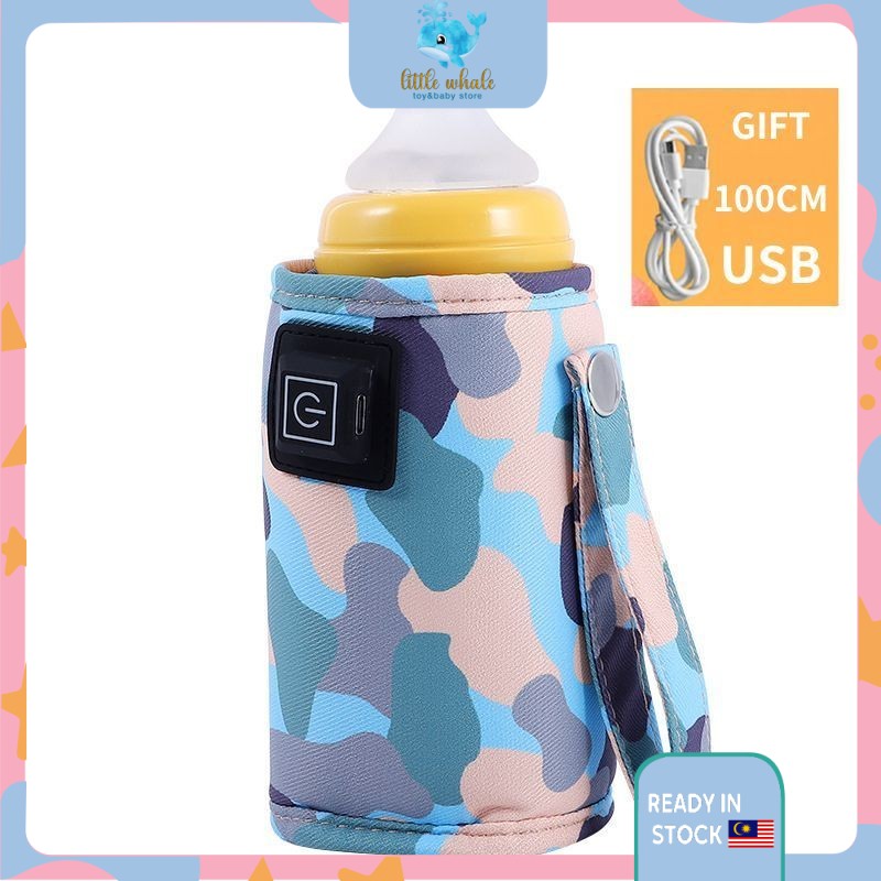 Baby Nursing Heater Travel Insulation Thermos Portable USB Milk Bottle Warmer Smart Milk Bottle Heater
