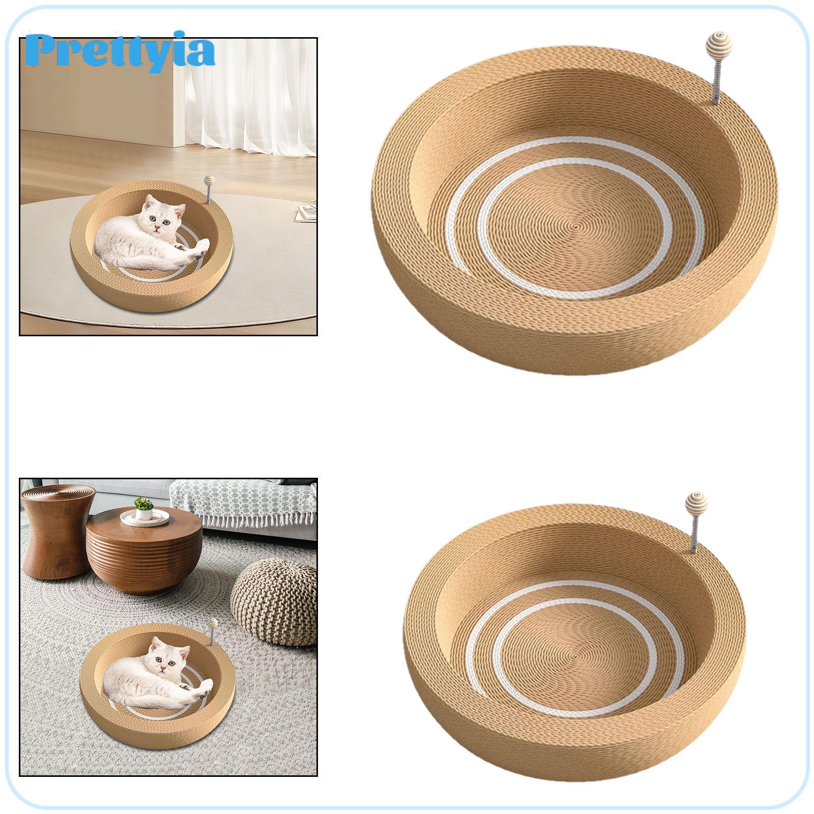 Cat Scratcher Bed Pet Furniture Scratching Toy Wear Resistant Entertaining Grinding Claw Toy Cat Scratcher Bowl Pet Sleeping Bed ราคา 1,645 บาท*ส่งฟรี