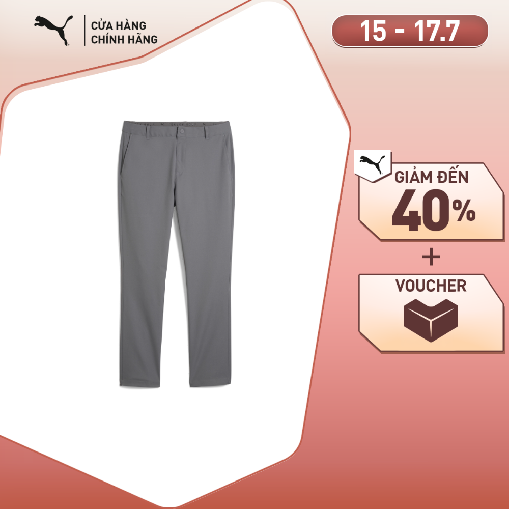 Quần Dài Thể Thao Golf PUMA Nam Dealer Tailored Pant Slate Sky Màu Xám
