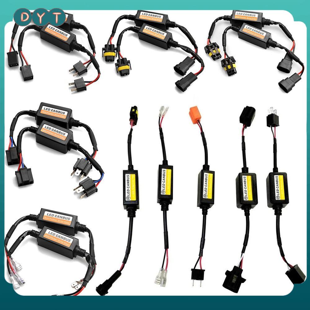 DYT Phụ kiện ô tô H1/h3/H4/H7/H8/H9/H11 12V Bộ giải mã LED CANBUS Ô tô LED Bộ Giải Mã Điện trở Điều Khiển Thiết bị khử lỗi