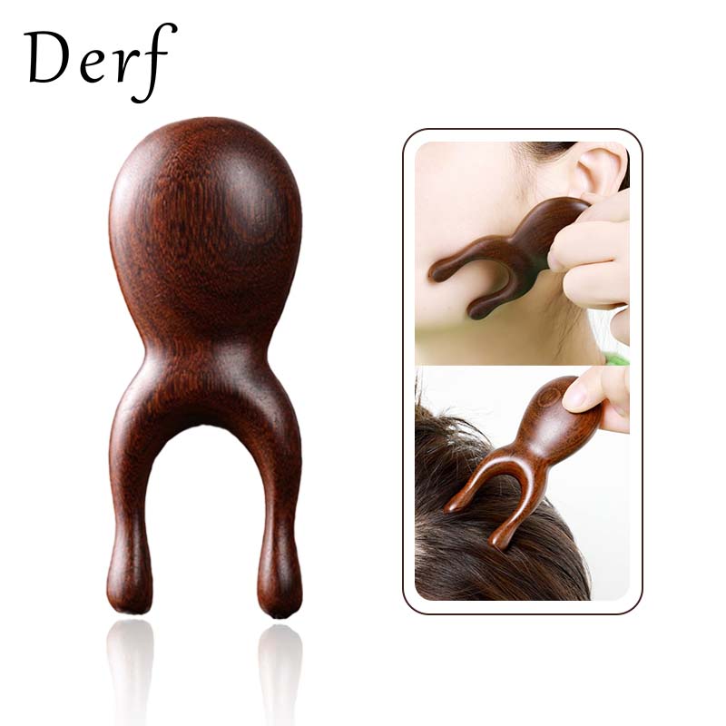 Derf dụng cụ mát xa nâng mũi bằng gỗ đàn hương