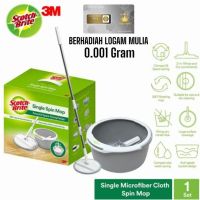 3M Scotch Brite single spin mob alat pel lantai putar kecil
