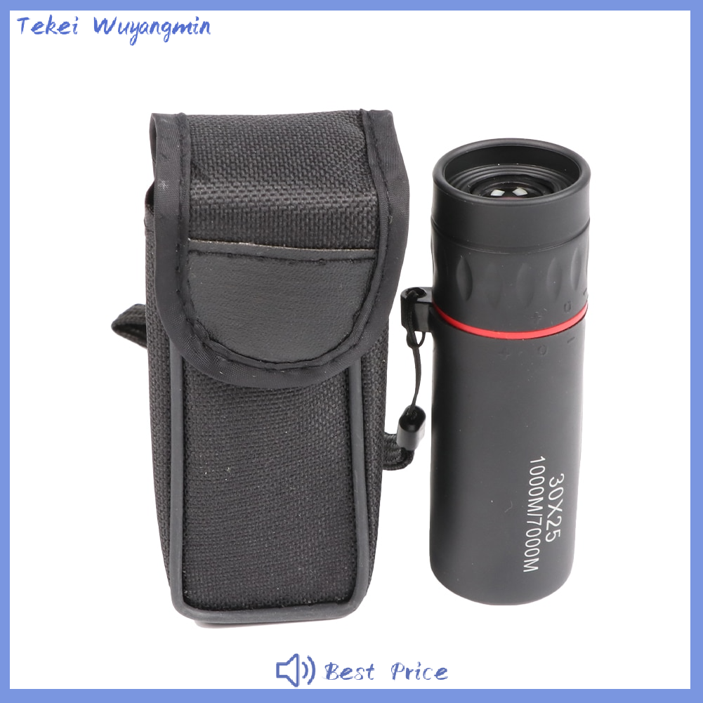 Tekei HD 30x25 ống nhòm kính thiên văn Một mắt Phóng to tập trung màu xanh lá cây phim ống nhòm săn bắn quang học phạm vi cho ngoài trời