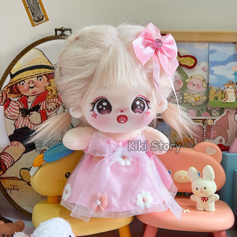 20CM Quần áo búp bê Bộ quần áo búp bê 20cm chính hãng váy công chúa màu hồng váy lolita thần tượng phụ kiện búp bê bông k-pop (g) i-dle twice tzuyu ive jang won young fans quà tặng