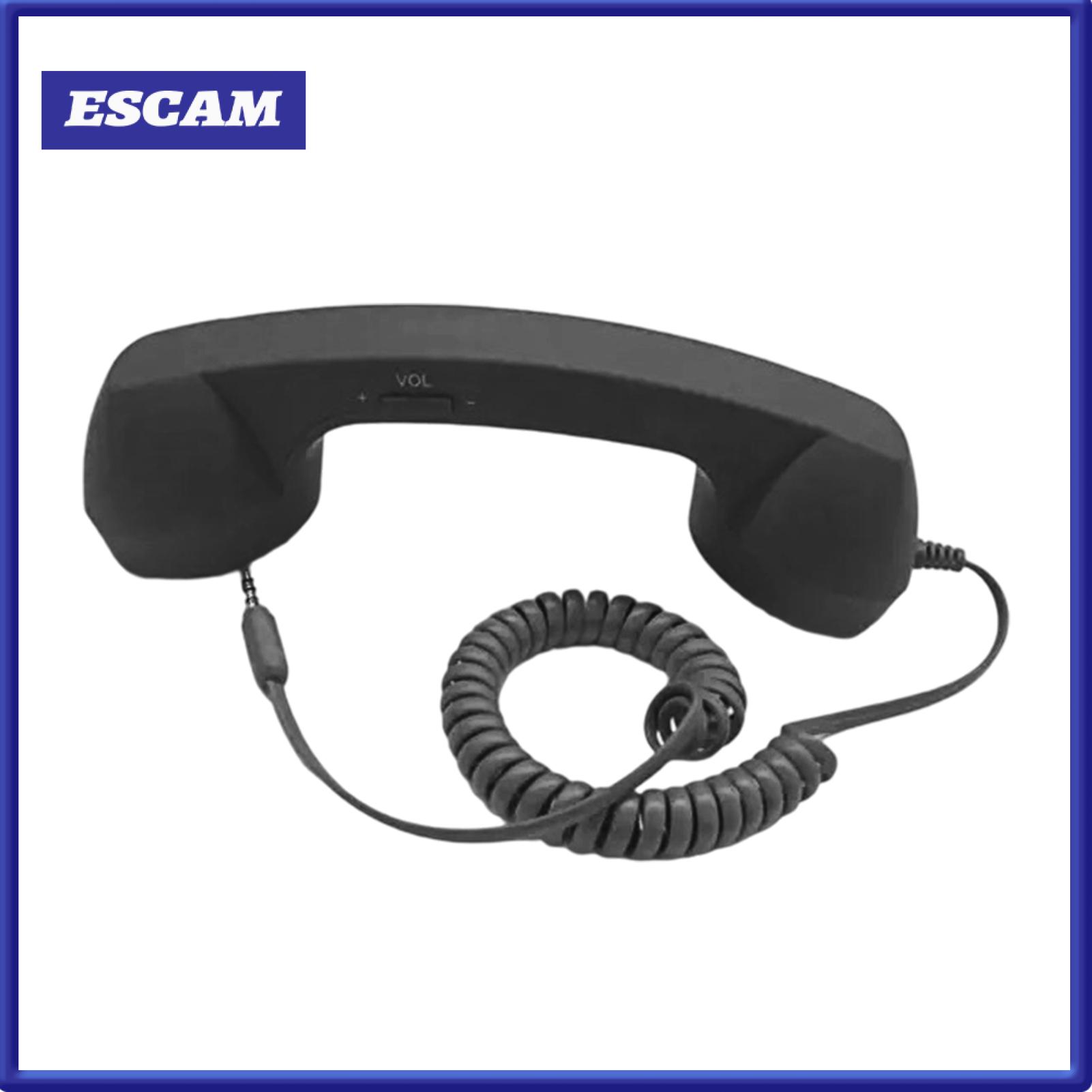 Norman Malthus Phone Handset Replacement Mobile Phone Handset Vintage Retro Phone Handset with Microphone Speaker for Cellphones Universal 3.5mm Socket Receiver for Smartphone Old Telephone Style ราคา 193 บาท*ส่งฟรี
