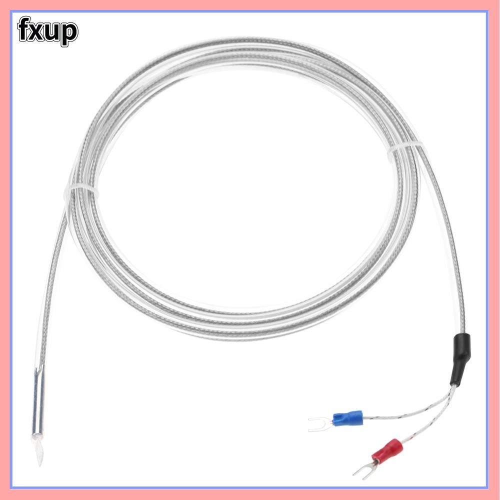 FXUP PTFE Cặp nhiệt điện loại K 0~200 ° C 2 dây Bộ ghép nhiệt Cấp công nghiệp Khả năng chống ăn mòn Đầu dò nhiệt điện Bộ điều khiển nhiệt độ