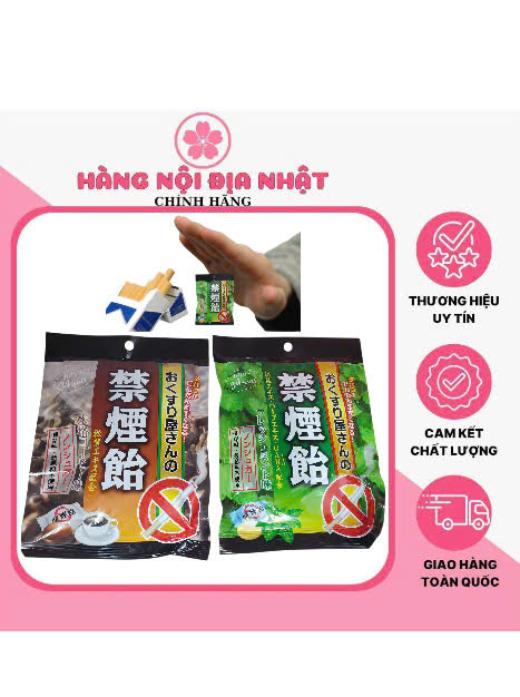 Kẹo Bạc Hà Cai GABA Nhật Bản Smokeless 70g