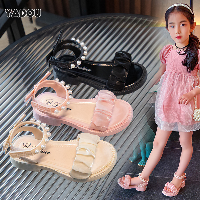 YADOU รองเท้าแตะ รองเท้าแตะเด็ก รองเท้าแตะเด็กผู้หญิง ใหม่ พื้นนุ่ม เจ้าหญิงน้อยน่ารัก รองเท้าแตะเด็กทารก รองเท้าเด็กผู้หญิง รองเท้าเด็กผญ ราคา  131 บาท*ส่งฟรี