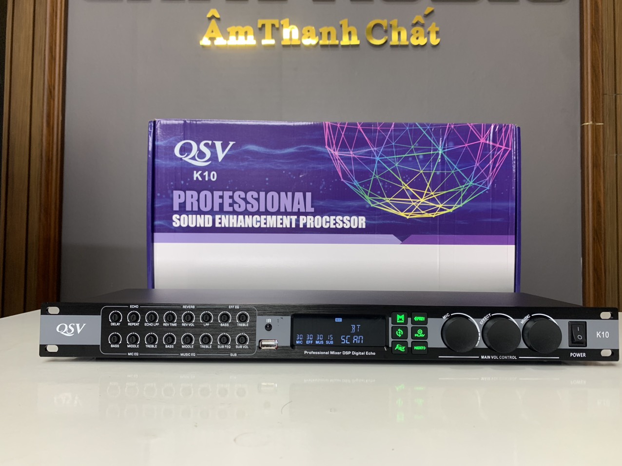 Vang cơ lai số QSV K10 công nghệ hiện đại 2023 Echo+Reverb siêu mượt.
