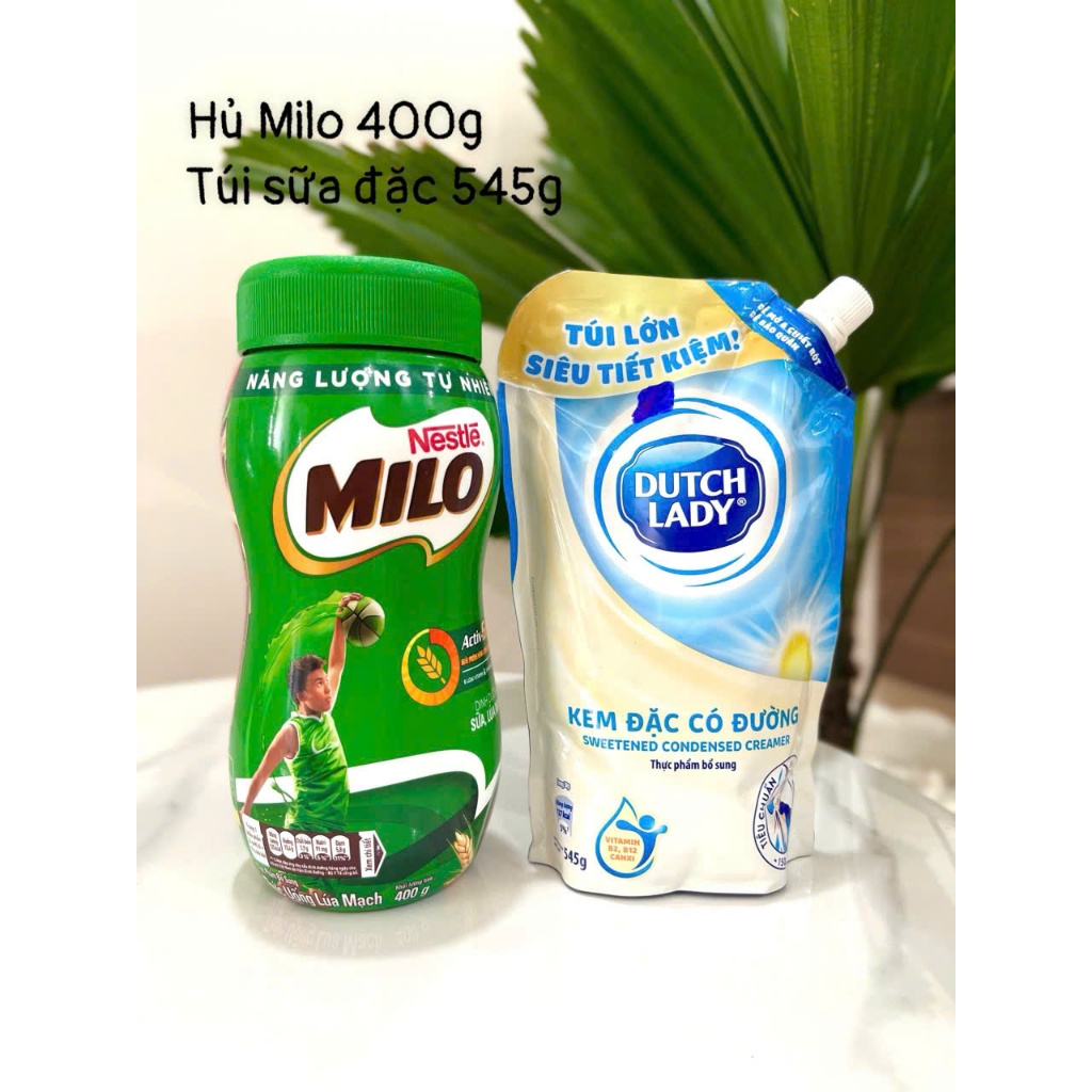 Combo bổ sung năng lượng Sữa bột Milo +Sữa đặc Dutch lady