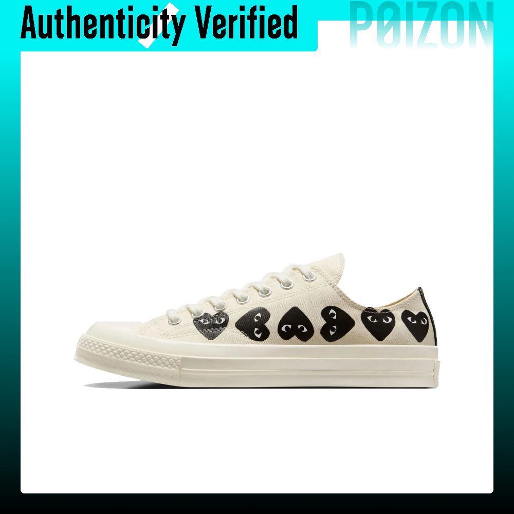 รองเท้าผู้ชาย Converse CDG Play X 1970s รองเท้าสเก็ต Unisex Low-top สีขาวสีดำ A08150C ราคา 20,026 บาท*ส่งฟรี