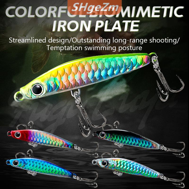 [COD] SHgeZm 1pcs kim loại đúc Jig móc bờ đúc jigging cá biển Bass câu cá Mồi Nhân Tạo mồi giải quyết