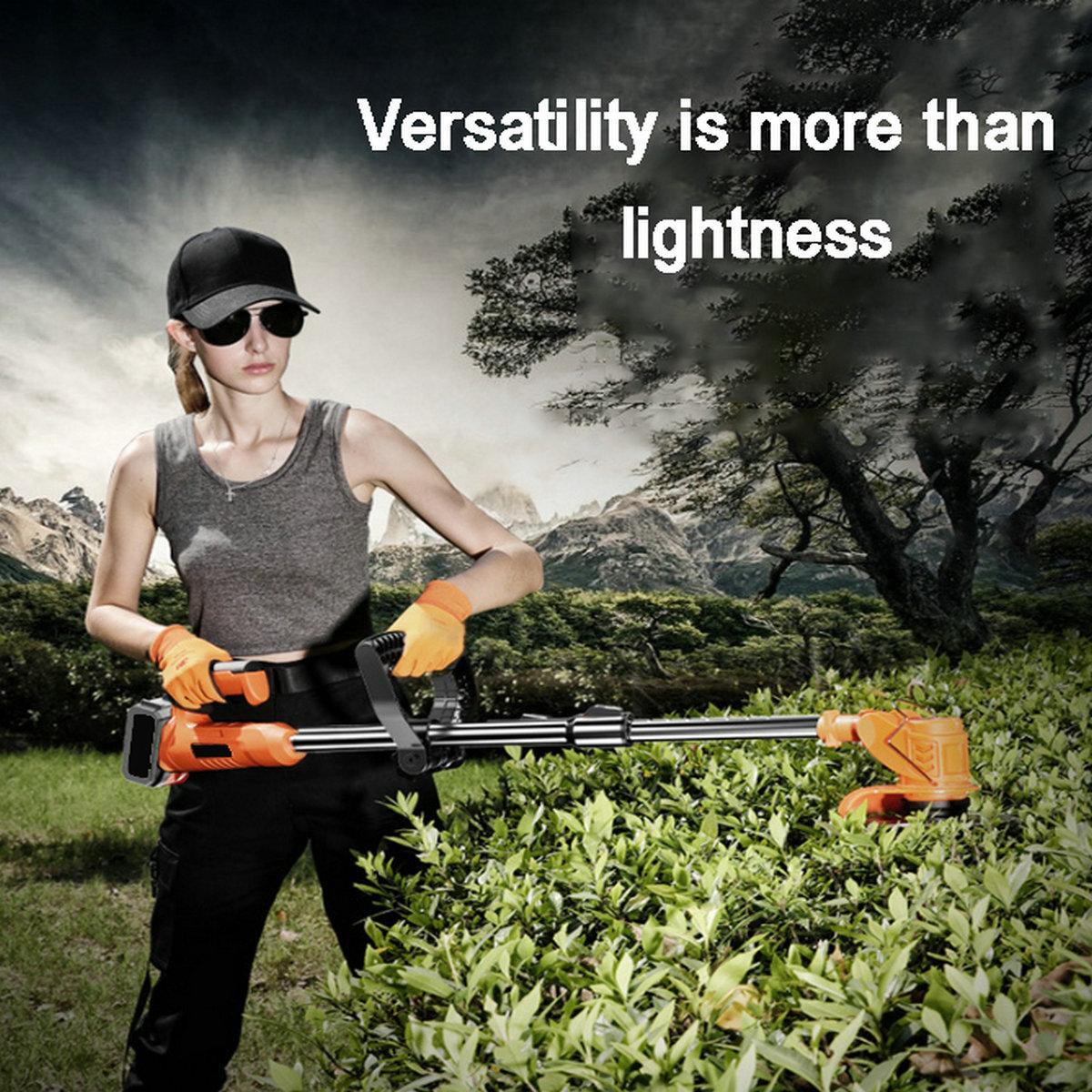 ใบวงเดือน+ใบปังตอ+ใบตัดเอ็น เครื่องตัดหญ้าแบต 21V Ver.1 ทรงน้ำมัน Premium PluS BLDC ไร้แปรงถ่าน เครื่องตัดหญ้า เครื่อง เครื่องตัดหญ้าไฟฟ้า ราคา 599 บาท*ส่งฟรี