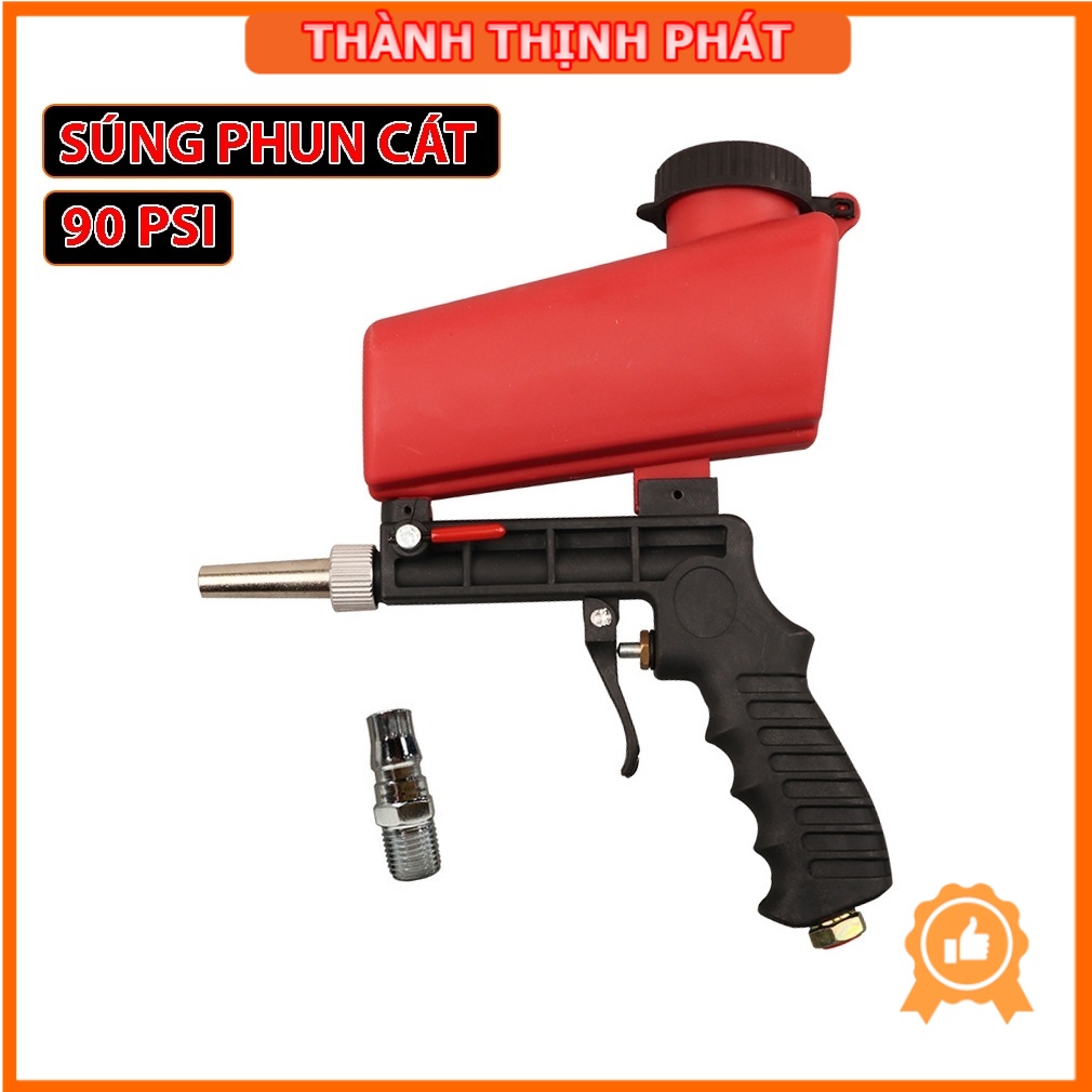 Đầu phun cát dùng hơi khí nén làm sạch bề mặt vật liệu súng phun cát áp lực 90 PSI Shop Thành Thinh Phát