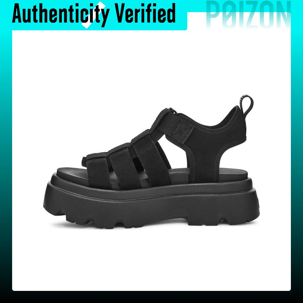 รองเท้าแตะผู้หญิง Ugg Cora Leather Beach ผู้หญิง สีดำ 1152698-BLK ราคา 13,720 บาท*ส่งฟรี