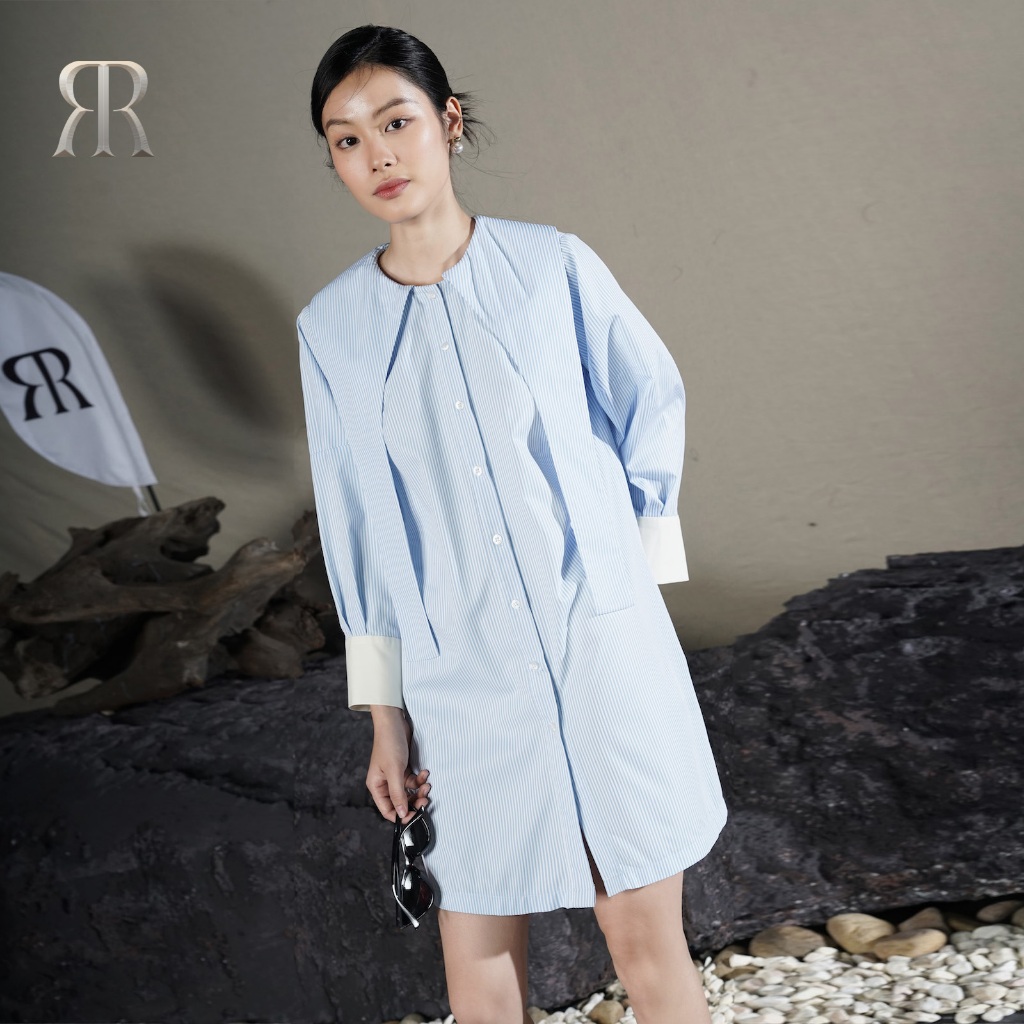 Rập - đầm cổ tròn tay dài - prime 26