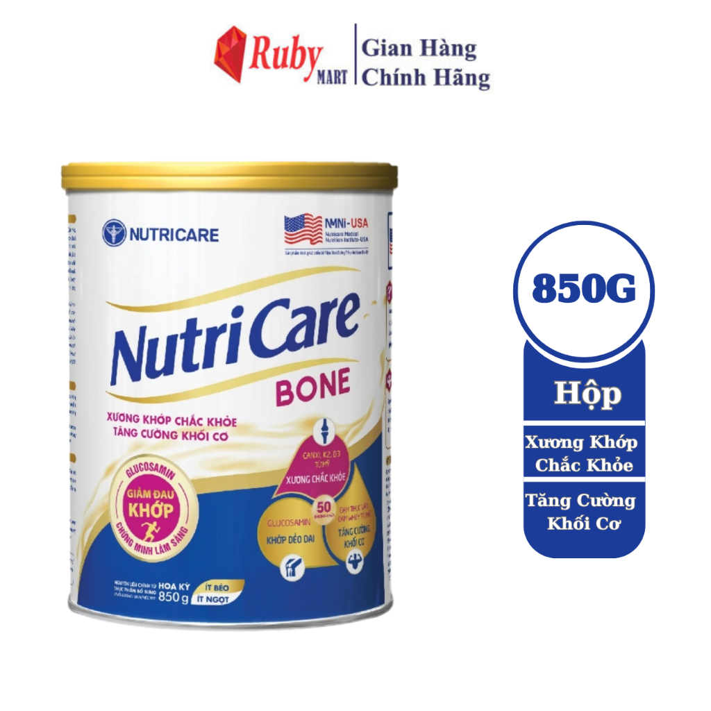 [Date T12/26] Nutrition bone powder for strengthening and toning bone building base milk block sweet sugar loss 850g/Can