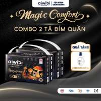 [Combo 2] Tã/Bỉm Quần Siêu Cao Cấp Aiwibi Magic Comfort Cho Bé Siêu Thấm Hút Chống Tràn Gói Lớn M/L/XL/XXL/XXXL