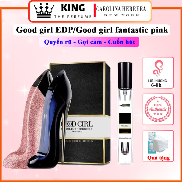Nước Hoa Nữ - Carolina Herrera Good Girl EDP/Good Girl Fantastic Pink, Nước hoa cao cấp, Nước hoa authentic, Nước hoa chiết chai 5-10-20ml
