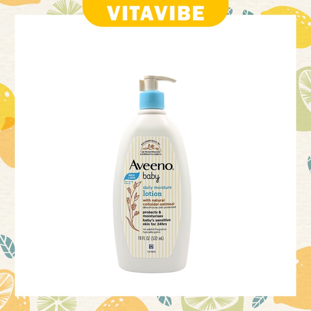 Aveeno Baby Daily Moisturising Lotion 532ml – Soothing Hydration for Sensitive Skin