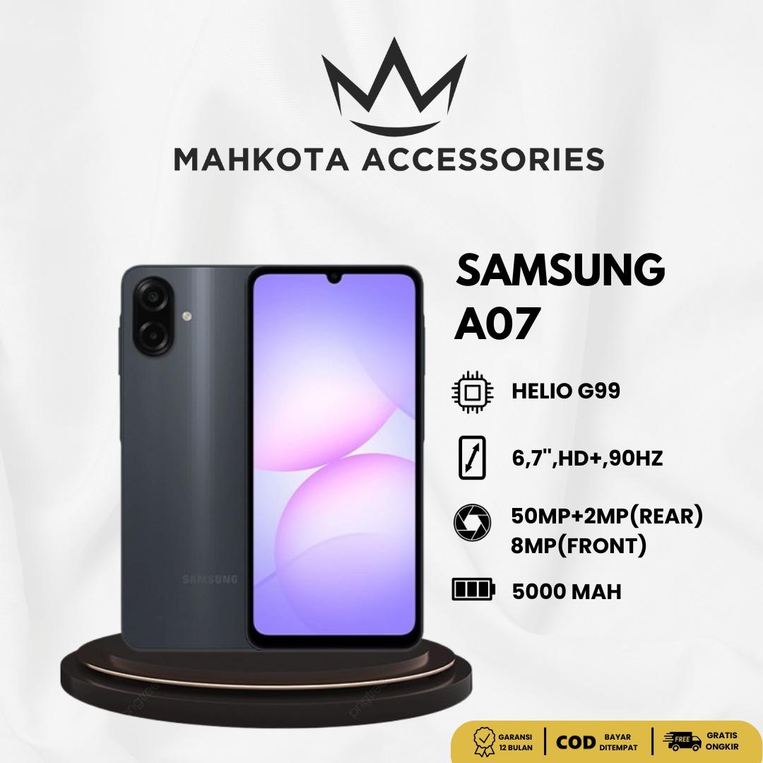 SAMSUNG A07 4GB/64GB 4GB/128GB GARANSI RESMI - SMARTPHONE/PONSEL Harga 1,271,000 rupiah*Gratis Ongkir