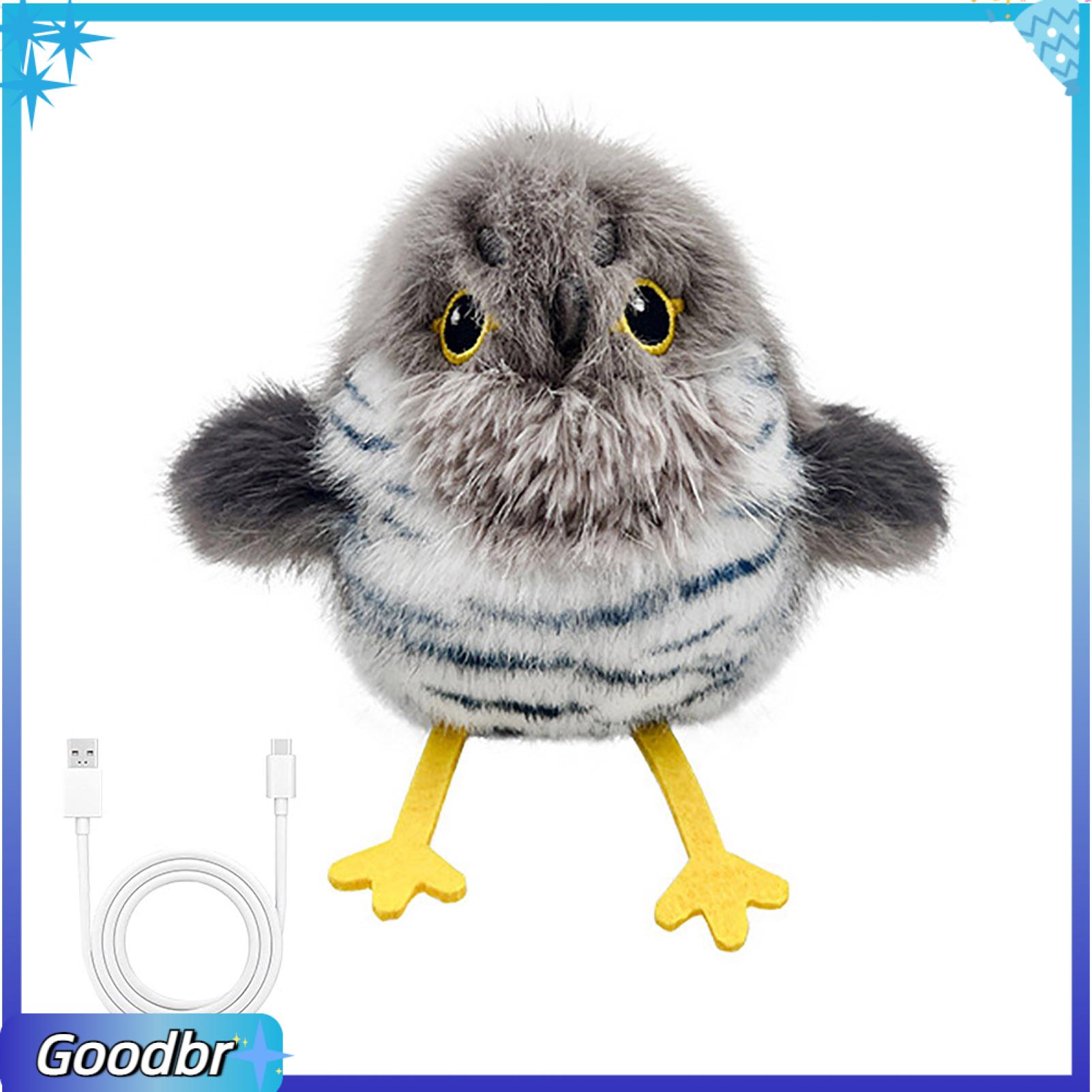 Motion-activated Cat Feather Toy Automatic Cat Toy Interactive Flapping Birds Cat Toy with Chirping Sounds for Indoor Cats Self-play Exercise Toy