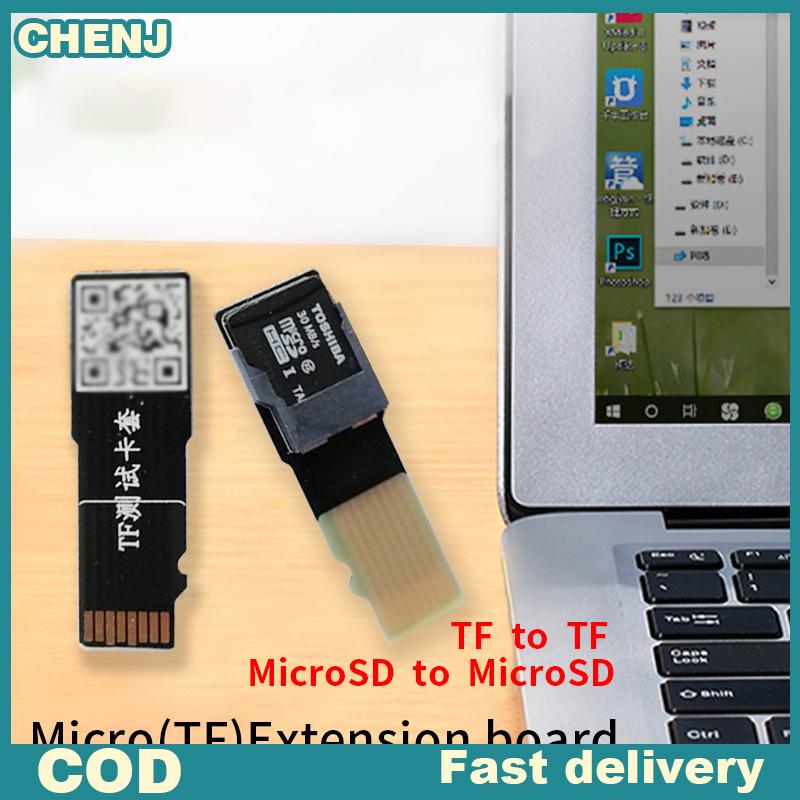 CHENJ Micro SD TF การ์ดหน่วยความจำชาย-หญิงอะแดปเตอร์ขยายเครื่องมือทดสอบการเชื่อมต่อ PCBA สำหรับโทรศัพท์มือถือคอมพิวเตอร์ MP3 MP4 GPS ราคา 27 บาท*ส่งฟรี