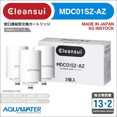 CLEANSUI Mitsubishi Rayon MDC01SZ-AZ Replacement Cartridge Filter - Aquawater